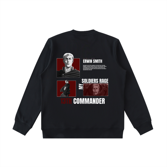 ❝Comandante Erwin❞ Sudadera esencial de cuello redondo